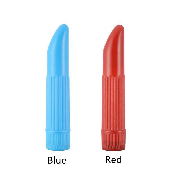 a side by side photo of the red and blue classic vibrator colors
