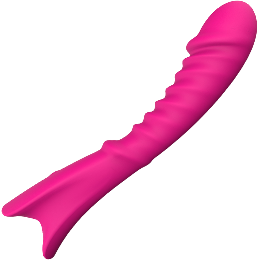 This handheld wand-like G-Spot dildo is perfect for vaginal stimulation! The thick G-Spot tip massages your vaginal walls to help you climax quickly!