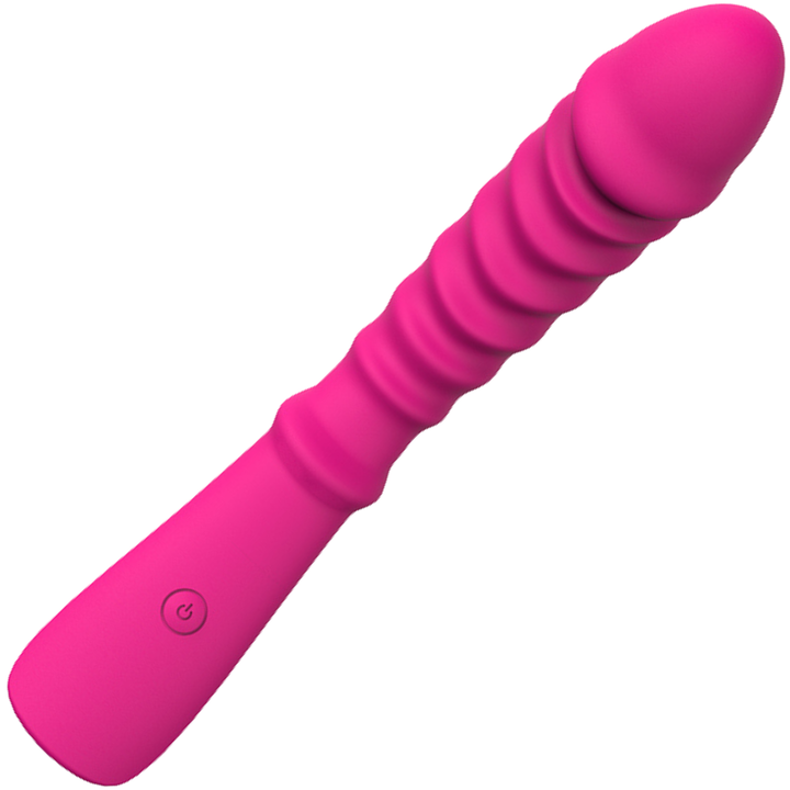 Browse our hand-selected, premium adult toys that have been tested and approved by our sexual-health experts! This luxury G-Spot vibrator has rippled textures throughout to add sensations with every thrust and send you over the edge quickly!