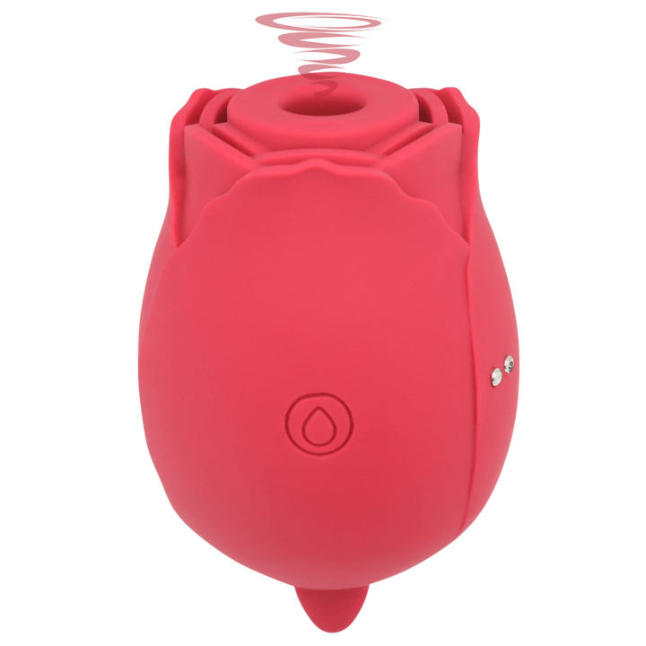 Image of the rose vibrator upright.