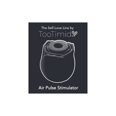 Black rose air pulse stimulator from TooTimid's self-love line