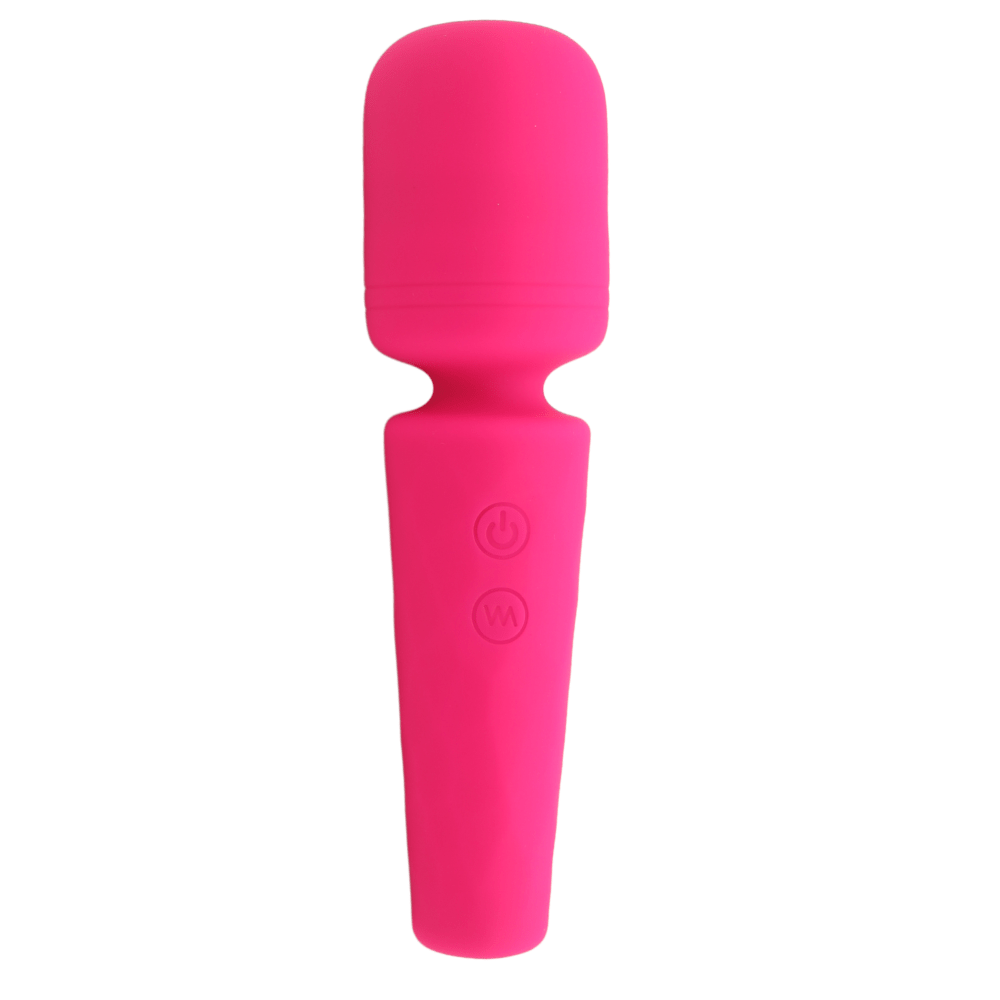 Image of the wand massager standing upright.