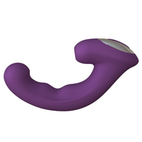 Double Love Climaxer G-Spot Vibe & Clit Sucker | Curved G-Spot Fingering Vibe