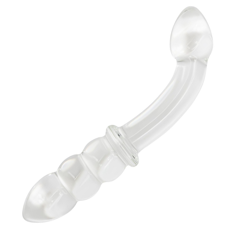 Curved Dual-Ended Glass G-Spot Dildo