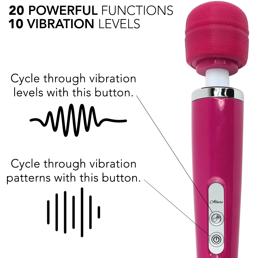 Allure intimate massage wand - Vibrators