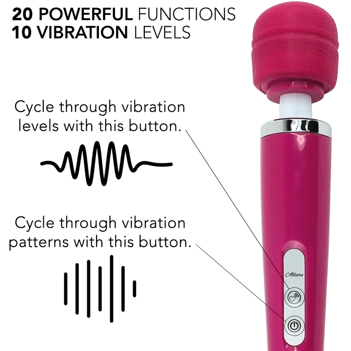Allure intimate massage wand - Vibrators