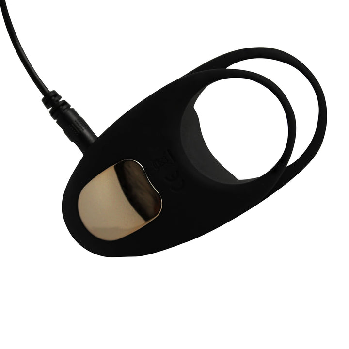Wireless Vibrating Double Cock Ring With Tongue Teaser - Enhance Erections & Pleasure! - Male Sex Toys