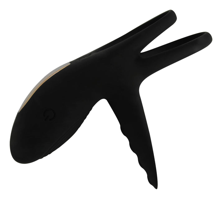 Wireless Vibrating Double Cock Ring With Tongue Teaser - Enhance Erections & Pleasure! - Male Sex Toys