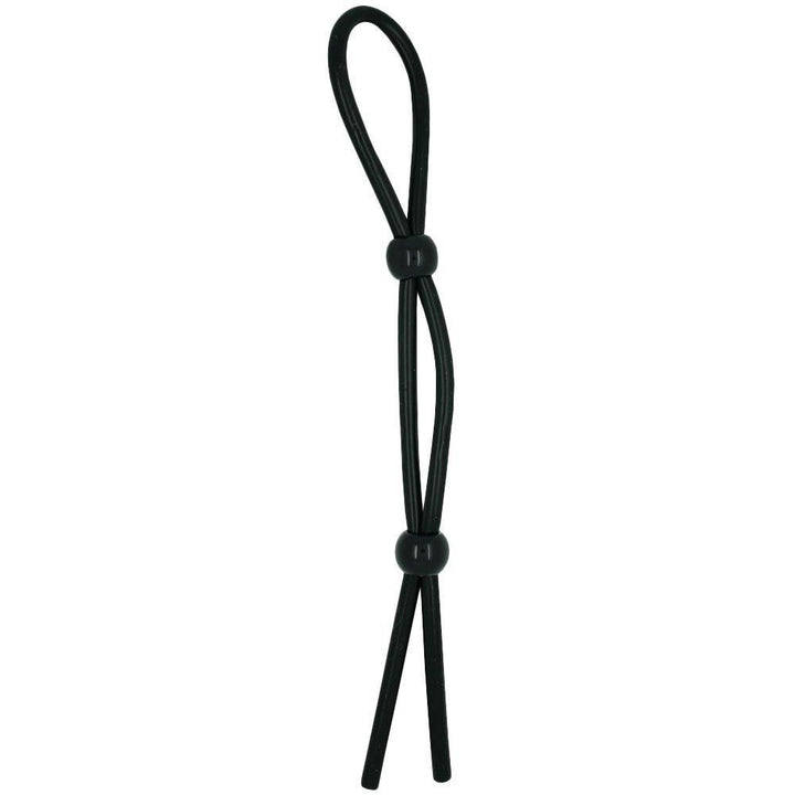 Black Adjustable Cock Tie - Fits Most Sizes! - Male Sex Toys