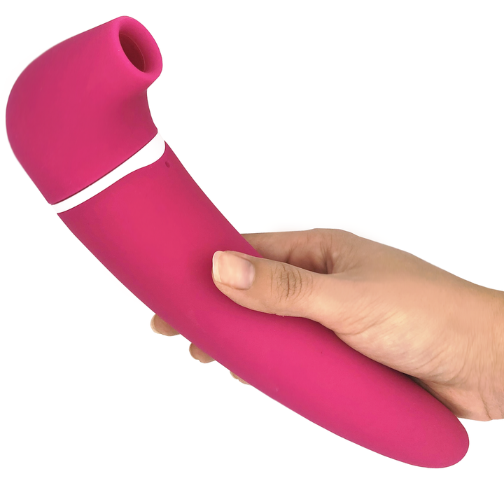 Dual-Ended Premium Clit Sucker & G-Spot Vibrator - Vibrators