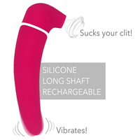 Dual-Ended Premium Clit Sucker & G-Spot Vibrator - Vibrators
