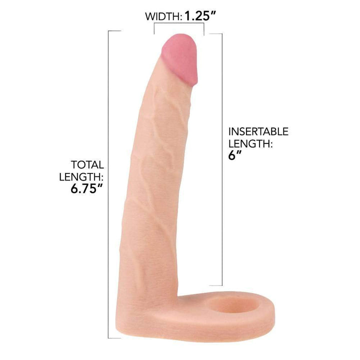 Realistic Double Penetration Cockring - Male Sex Toys