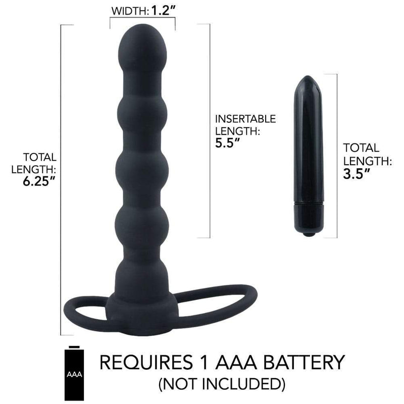 Vibrating Probe Cockring - Male Sex Toys