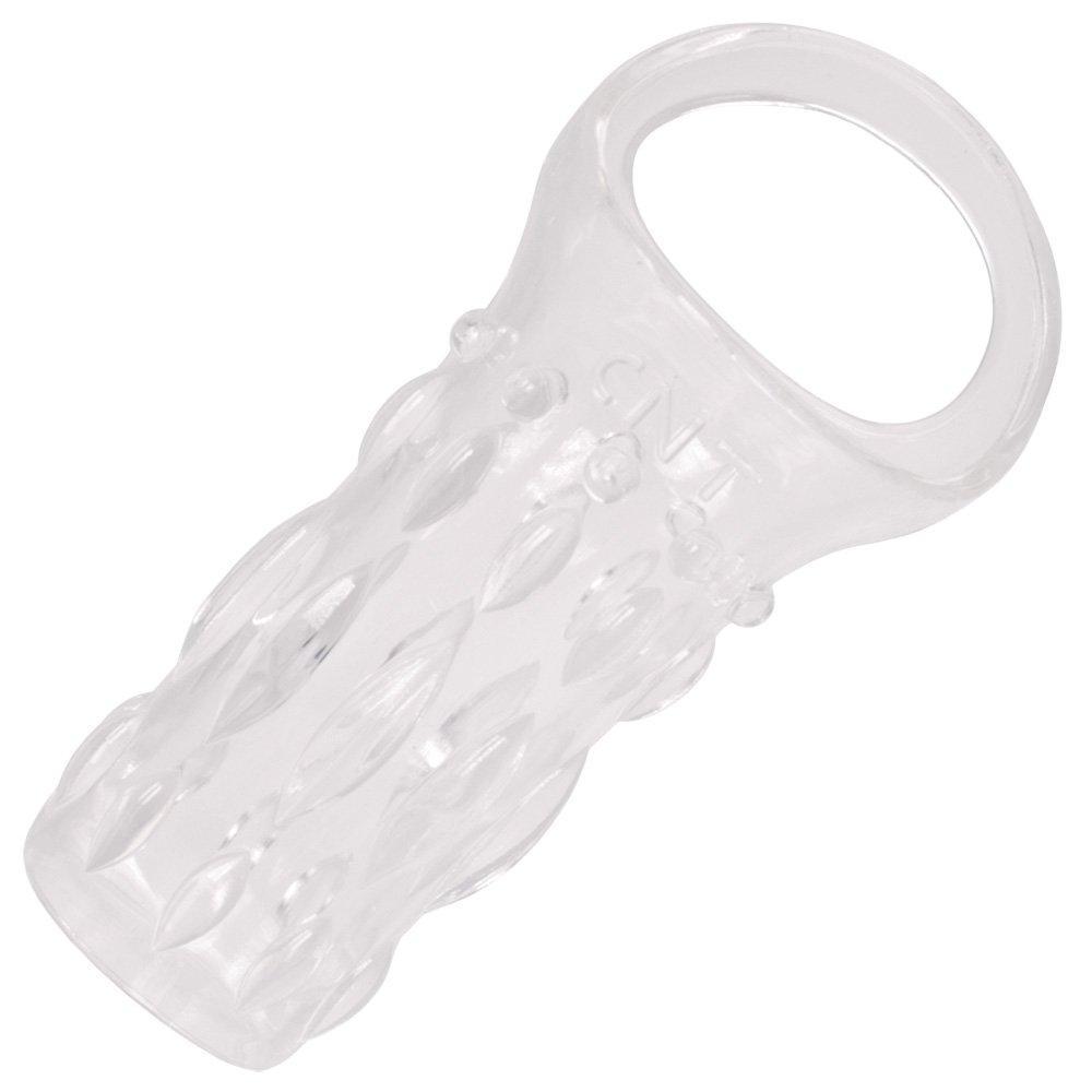 Clear Textured Cock Cage - Penis Enhancer - Male Sex Toys