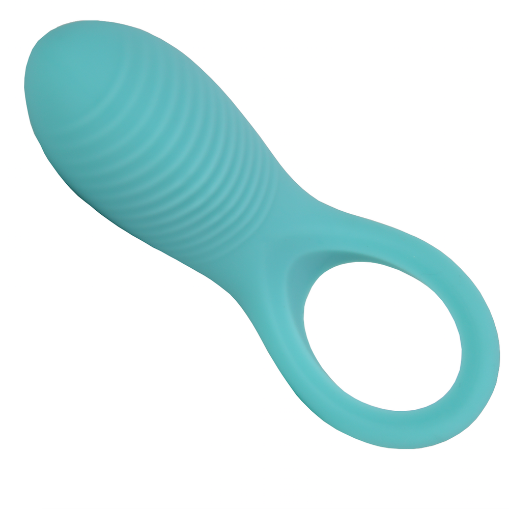 Textured Vibrating Cock Ring For Couples - Male Sex Toys