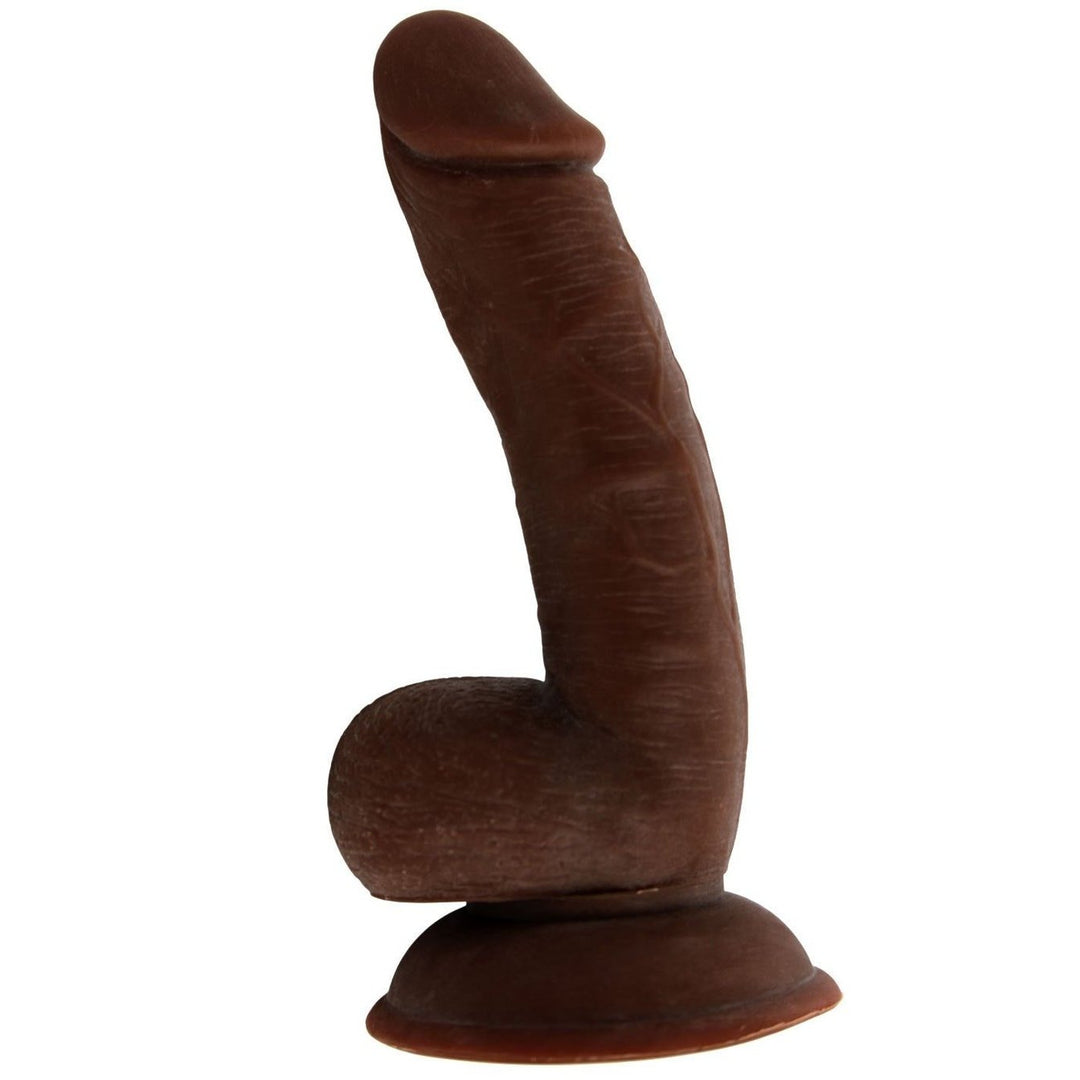 Extra Large Realistic Dildo Shown With Suction Cup Base