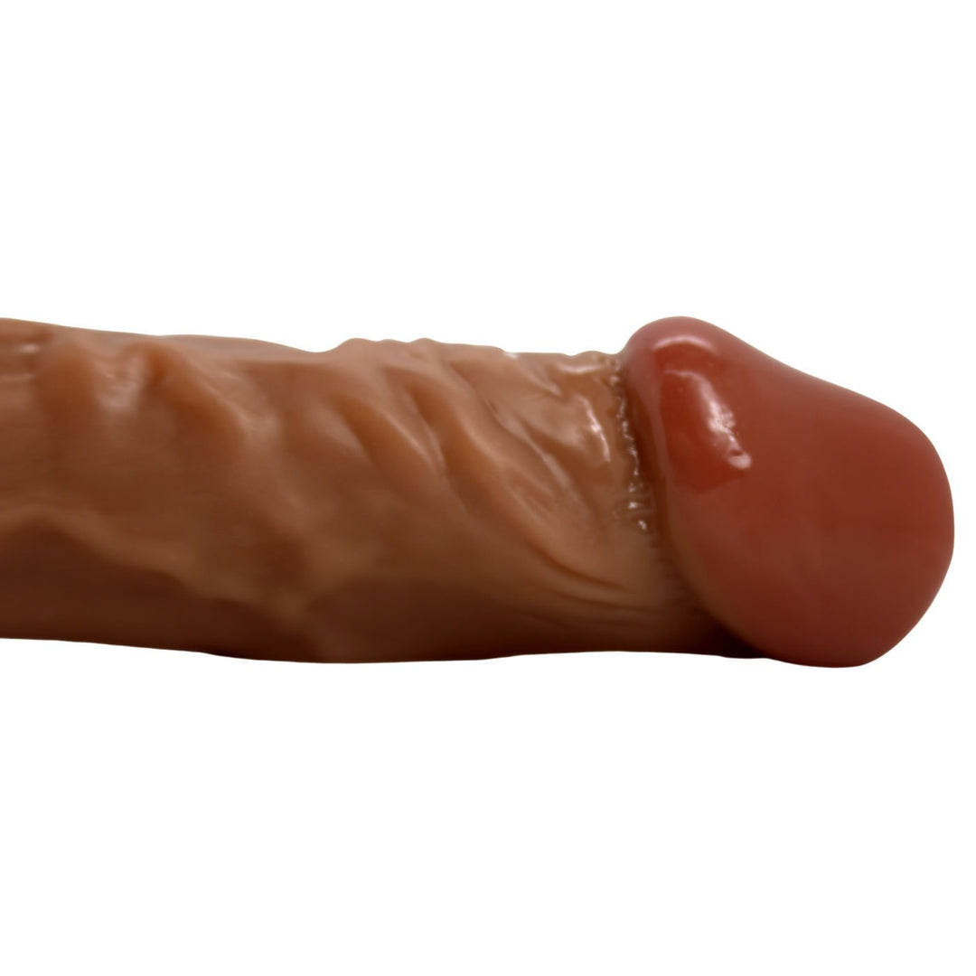 Real Skin Dildo With Raised Veins & Lifelike Penis Tip | Suction Cup Dildos
