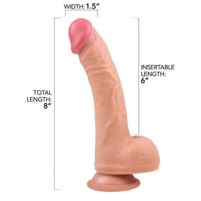 Ultra Real Silicone Suction Cup Dildo - Dildos