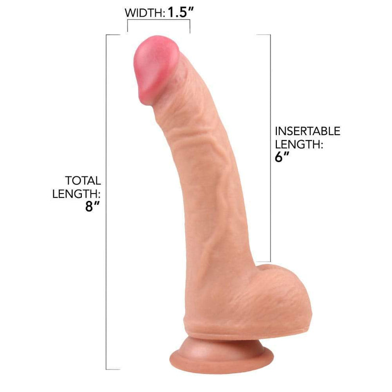 Ultra Real Silicone Suction Cup Dildo - Dildos