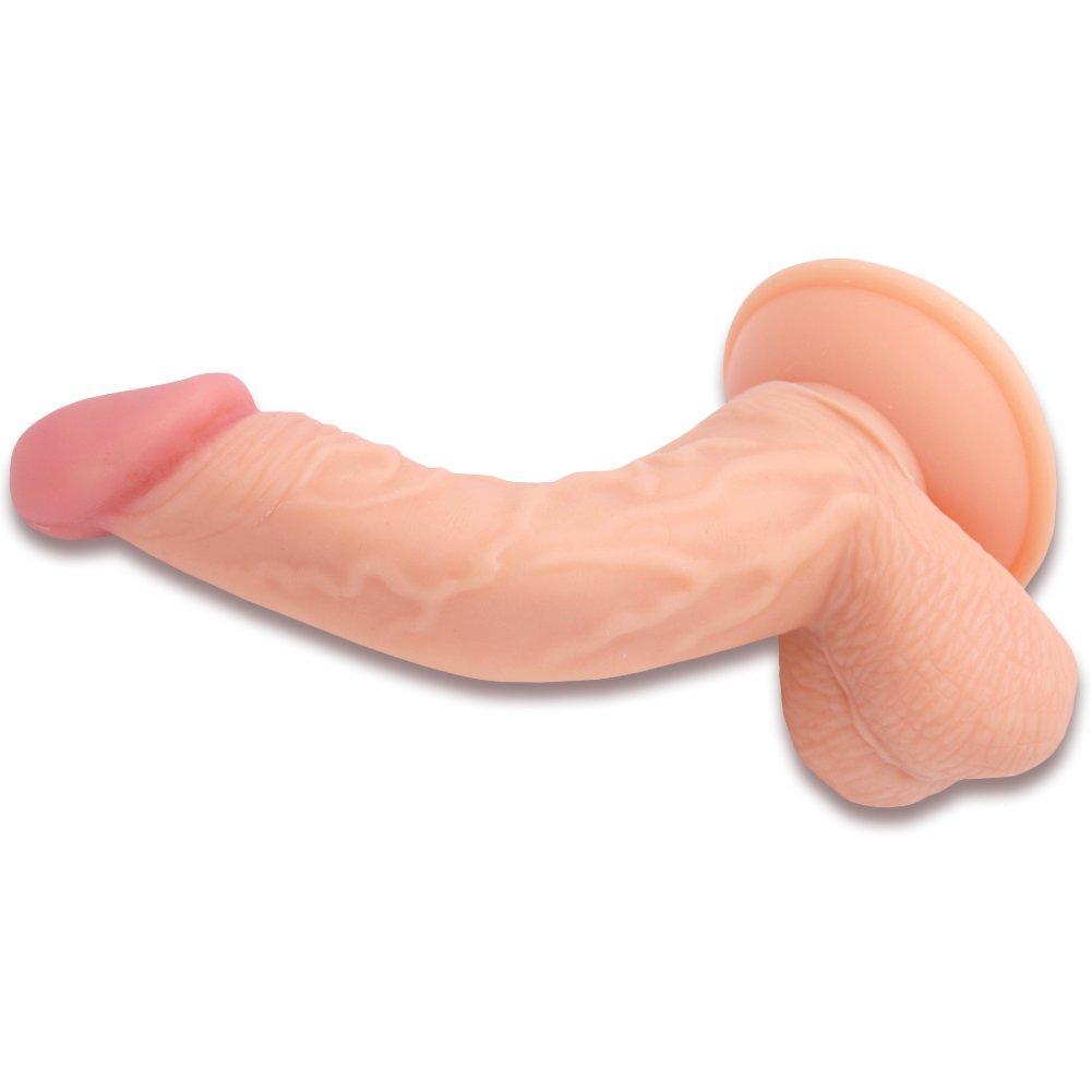 #1 Curved Suction Cup Dildo - Ultra Real Feel - Dildos
