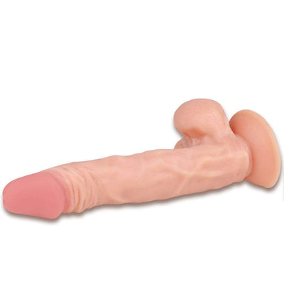 9.5 Inch Tapered Realistic Dildo - Dildos