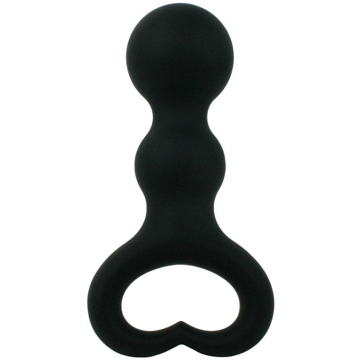 Silicone Heart Beaded Anal Plug - Silky Smooth! - Anal Toys