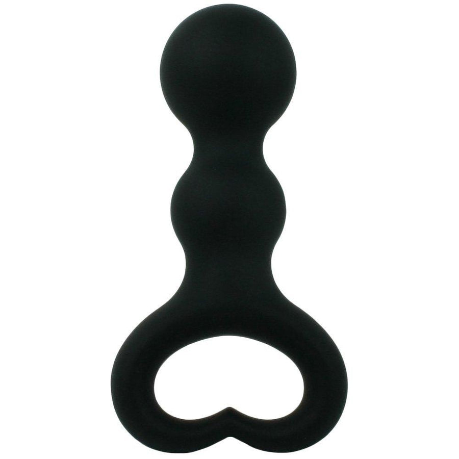 Silicone Heart Beaded Anal Plug - Silky Smooth! - Anal Toys