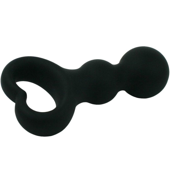 Silicone Heart Beaded Anal Plug - Silky Smooth! - Anal Toys