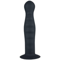 Rippled Silicone Probe - Suction Cup for Hands-Free Fun! - Anal Toys