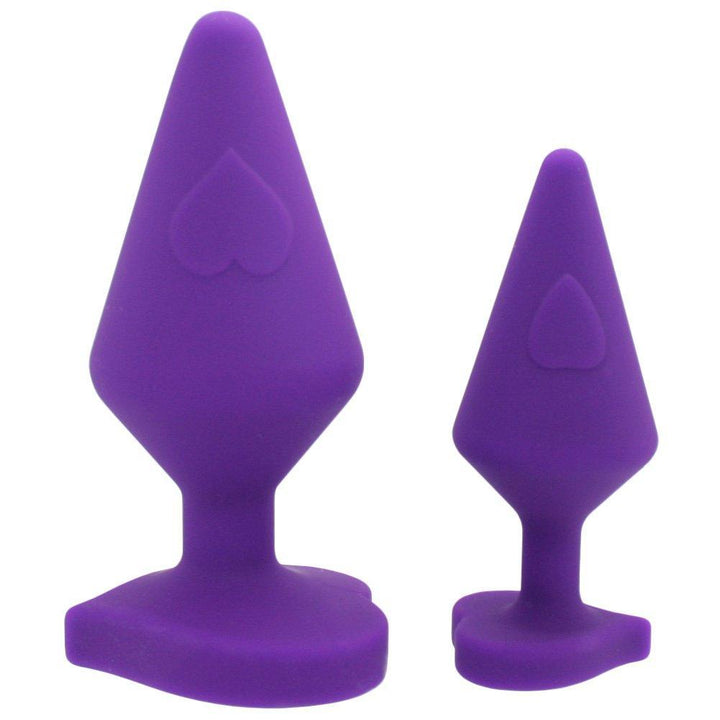 Hearts of Love Sexy Butt Plug - Silky Smooth Silicone! - Anal Toys