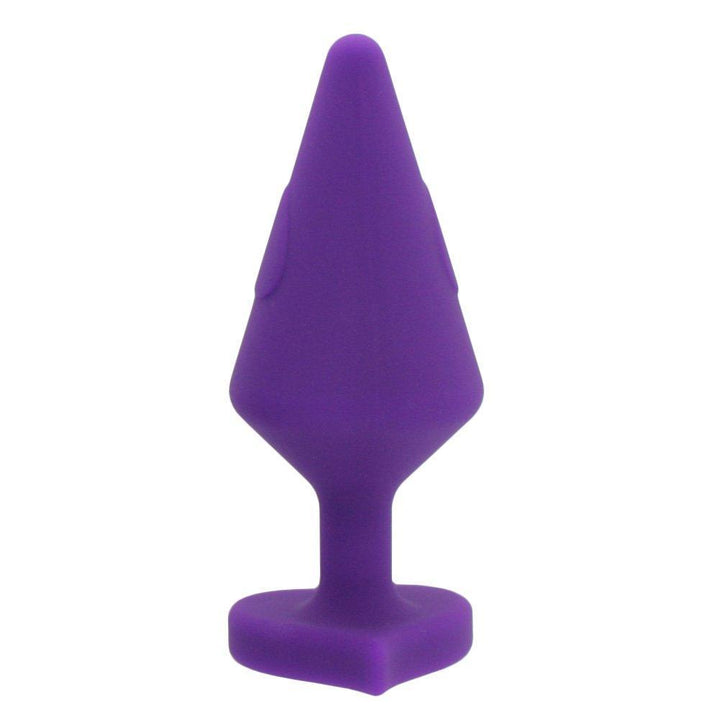 Hearts of Love Sexy Butt Plug - Silky Smooth Silicone! - Anal Toys