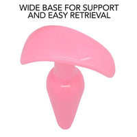 Tapered First Time Anal Plug - Wide base for support and easy retrieval