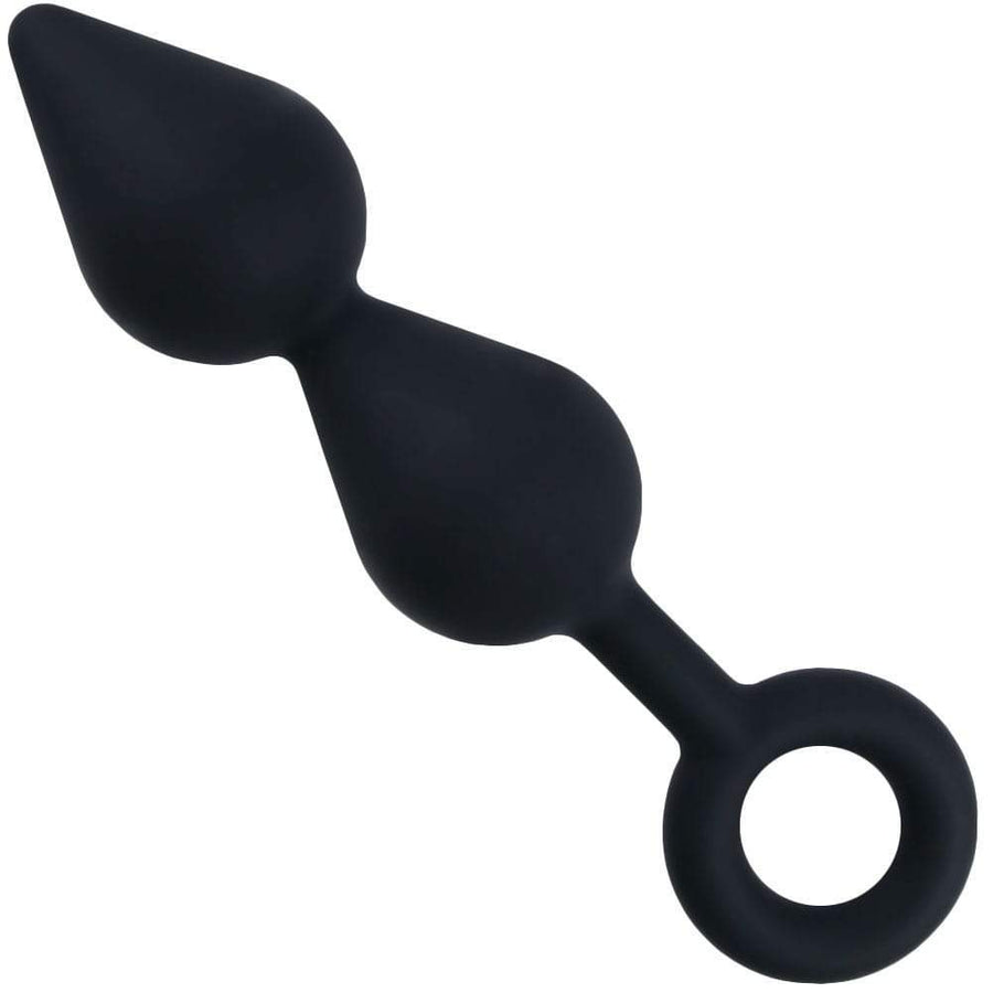 Tapered Silicone Anal Probe With Looped Base - Anal Toys