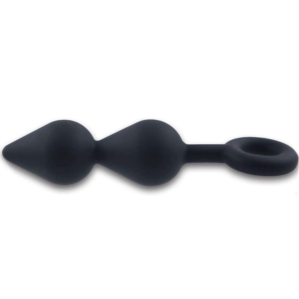 Tapered Silicone Anal Probe With Looped Base - Anal Toys