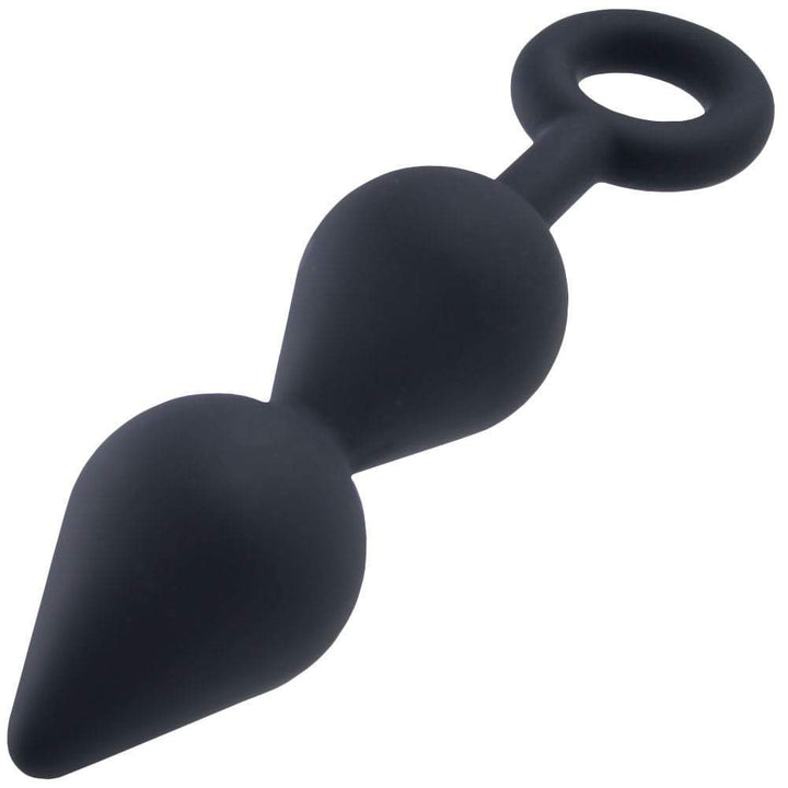 Tapered Silicone Anal Probe With Looped Base - Anal Toys