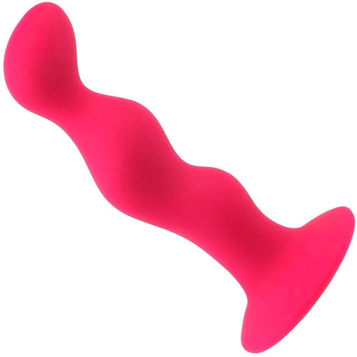 Bulbed Silicone Booty Love Anal Plug - Strong Suction Cup Base! - Anal Toys