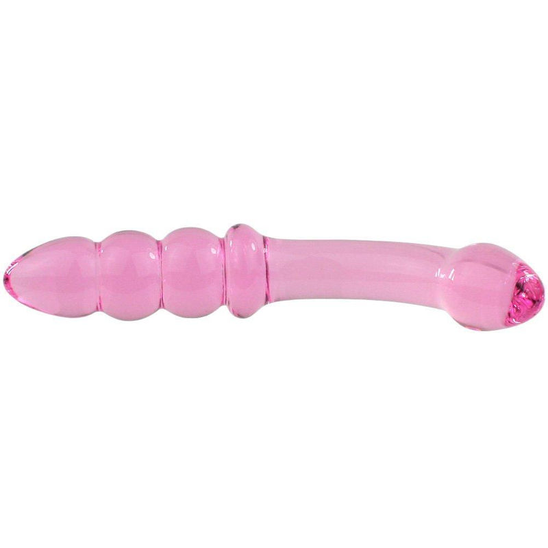 Dual Ended Glass G-Spot Massager - Two Types Of Sensations! - Dildos