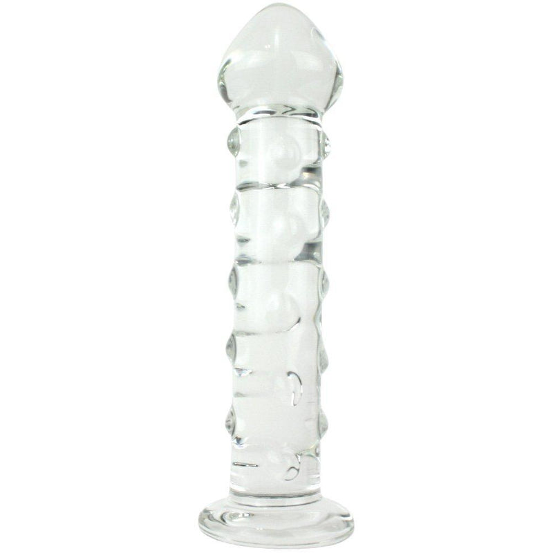 Elegant Glass Massager - Stimulating Textures! - Dildos