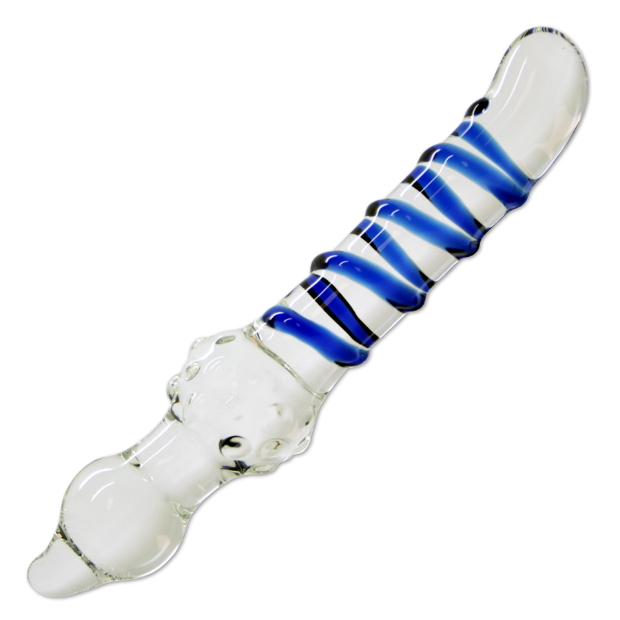 Dual Ended Glass Dildo - Two Types Of Sensations! - Dildos