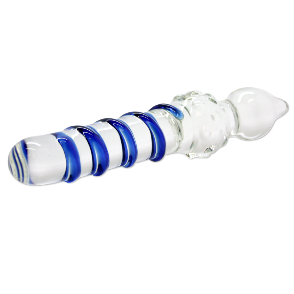Dual Ended Glass Dildo - Two Types Of Sensations! - Dildos