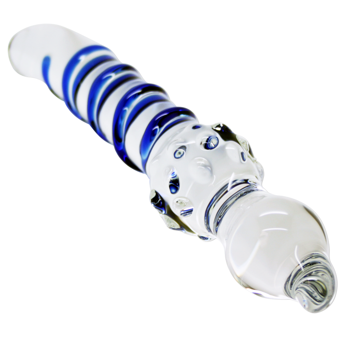 Dual Ended Glass Dildo - Two Types Of Sensations! - Dildos