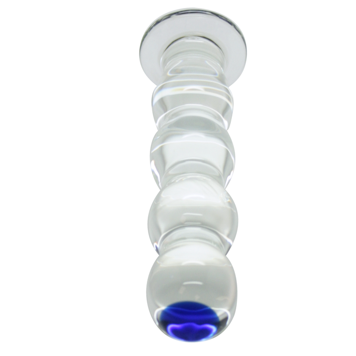 Beaded Glass Dildo - Great For G-Spot Or P-Spot Stimulation! - Dildos