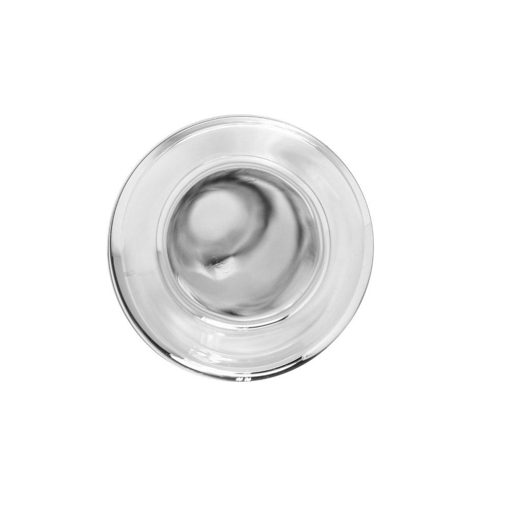 Smooth Glass Bulbed Anal Plug | Glass Butt Plugs