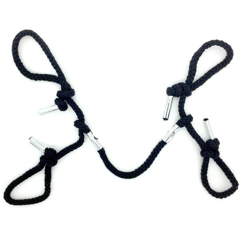 Silk Rope Hogtie - Bondage