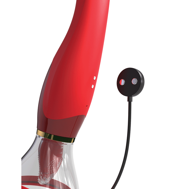 Remote control for this tongue sex toy