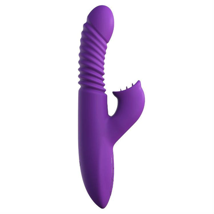 Photo of the Pipedream dual action heating and rotating vibrator