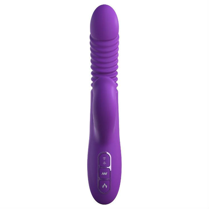Photo of the Pipedream dual action heating and rotating vibrator in a different angle
