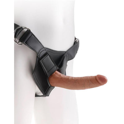Strap-On Harness With 7 Inch LifeLike Cock - Dildos