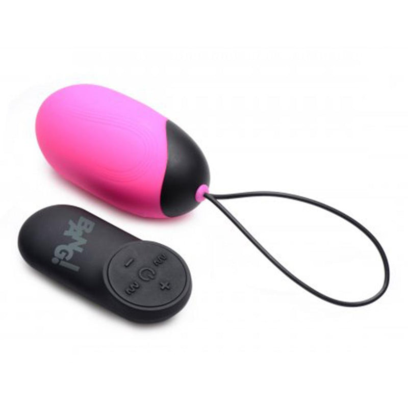 Hot pink vibrating bullet with remote control