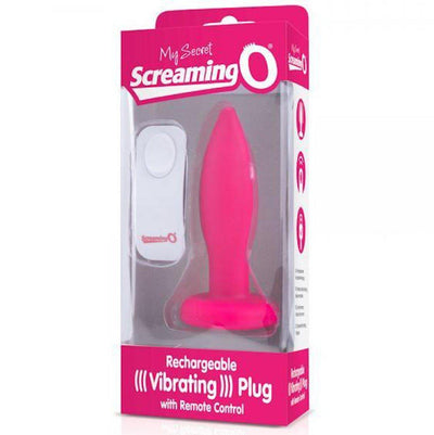 Jenny's Secret Remote Control Vibrating Butt Plug - Anal Toys